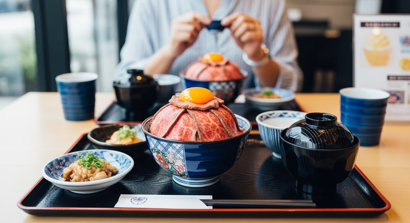 名古屋 vs 京都 独家 体验 如何 选择?元祖 生和牛盖饭 顶 是 独家 一杯