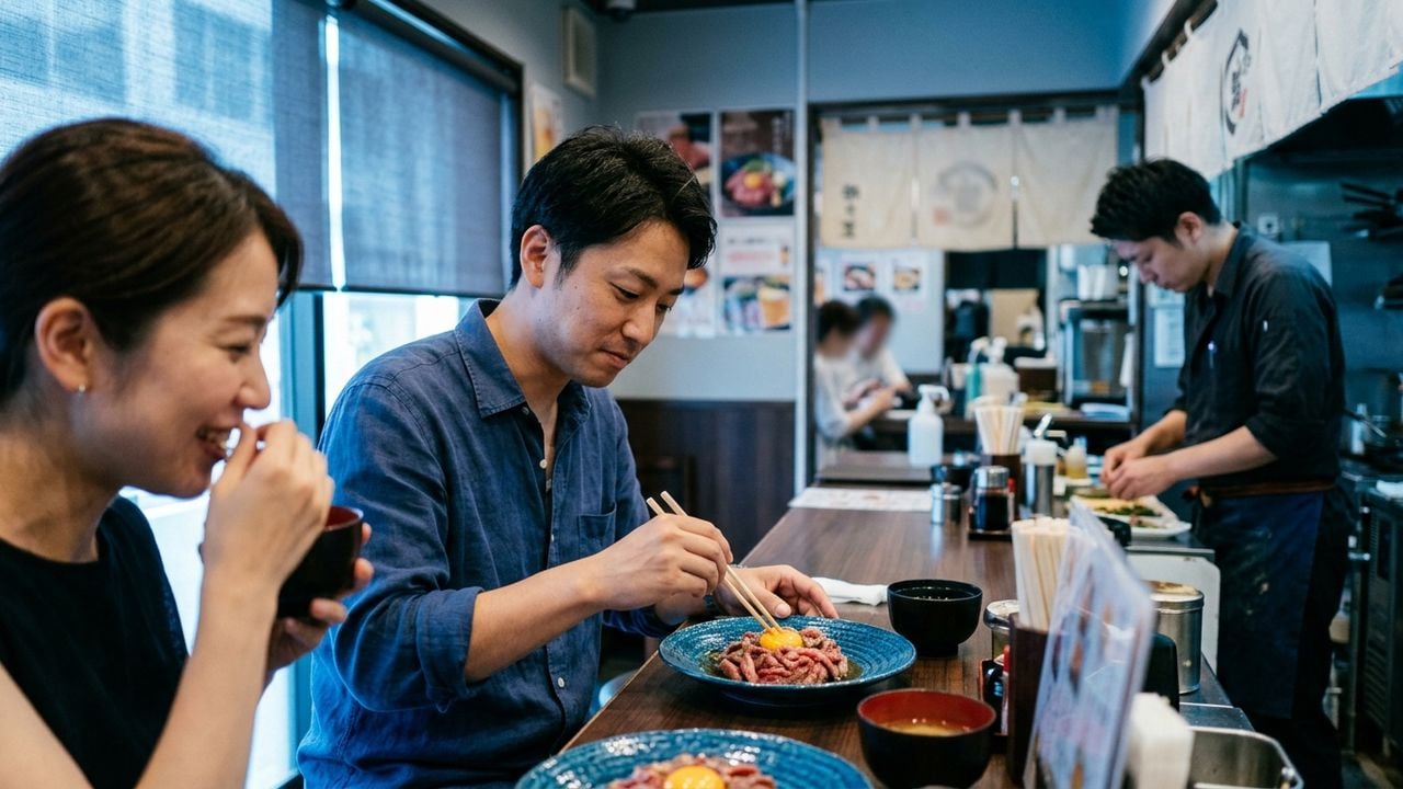 大须观音 附近 和牛 就 选 元祖 生和牛盖饭 顶|独此一家 一杯