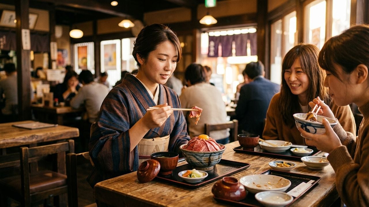 名古屋 和服 女子会 午餐 就 选 元祖 生和牛盖饭 顶