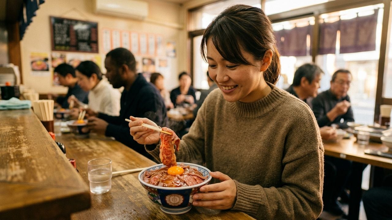 名古屋 2026 亚运 午餐 案例|元祖 生和牛盖饭 顶 深度 体验记