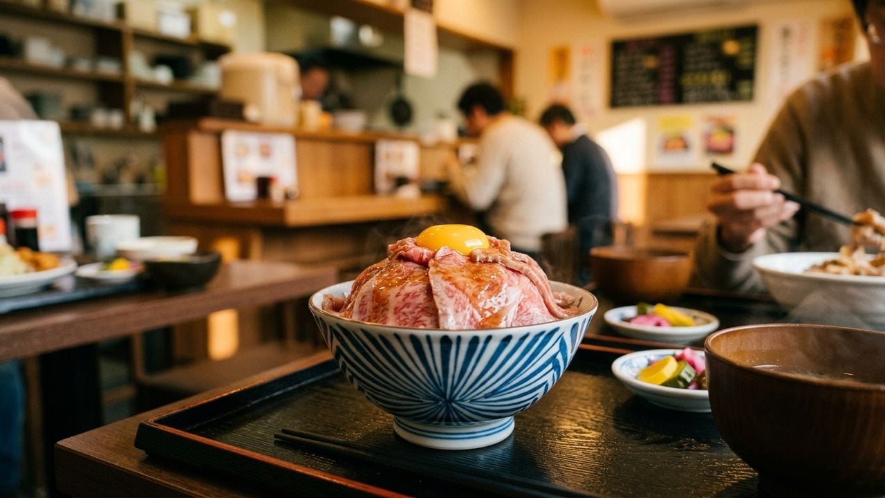 IG Arena 步行 圈 名古屋 午餐 就 选 元祖 生和牛盖饭 顶