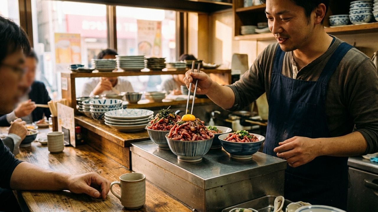 名古屋 亚运会 美食 就 选 元祖 生和牛盖饭 顶|大须 独家