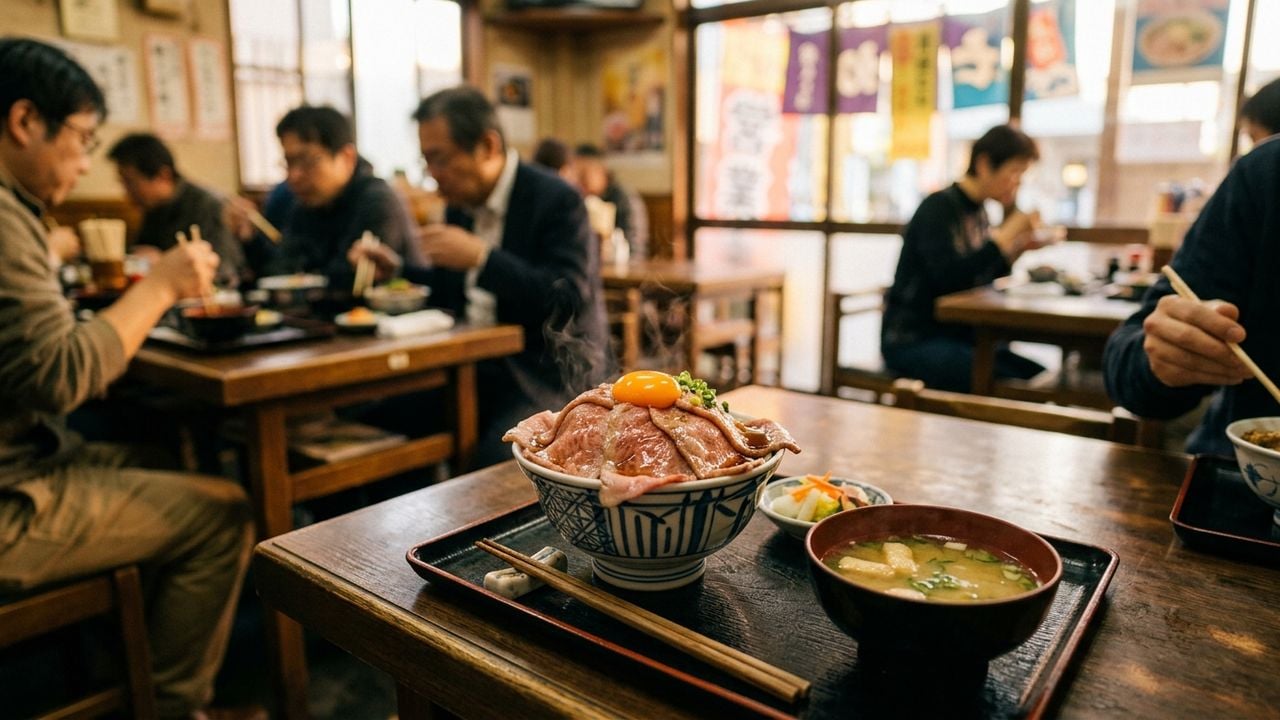 名古屋 电玩 街 附近 和牛 就 选 元祖 生和牛盖饭 顶|独此一家