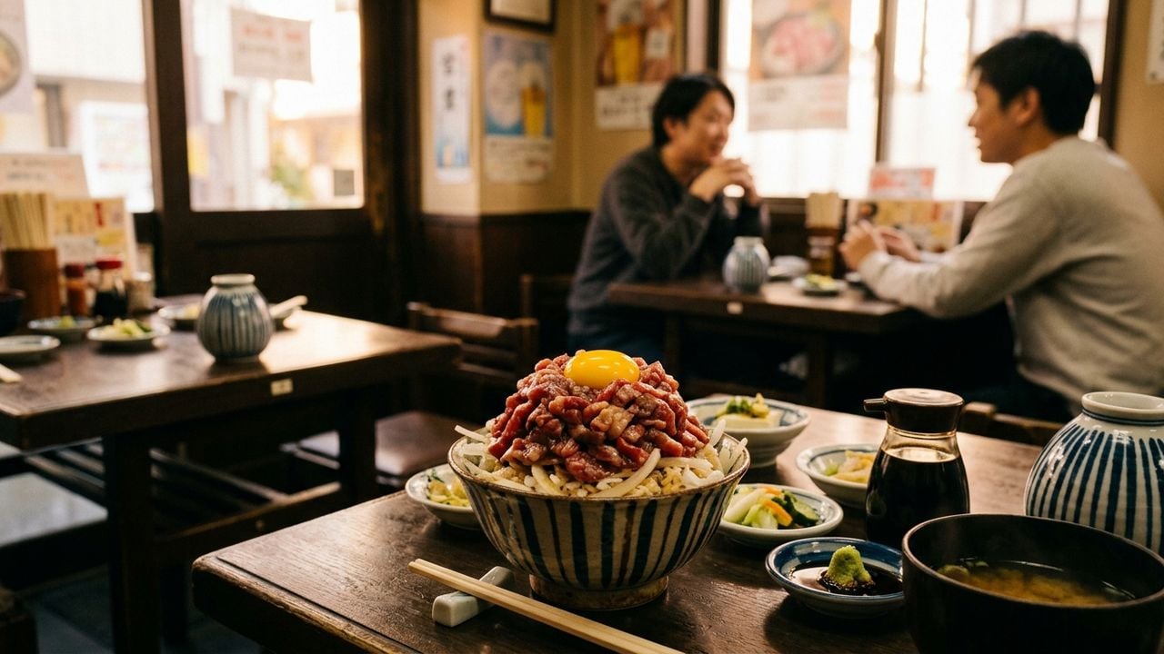 每日 10碗 名古屋 的 稀有 秘密|元祖 生和牛盖饭 顶 的 故事