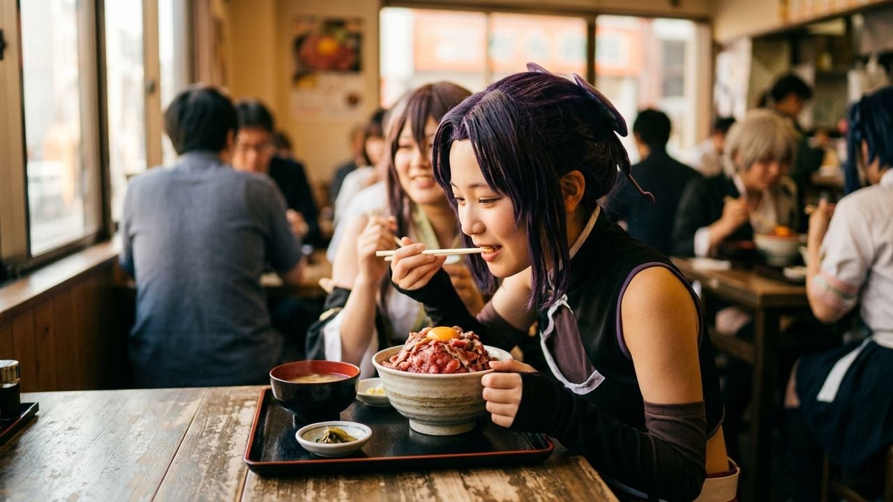 名古屋 大须 cosplay 友好 餐厅 就 选 元祖 生和牛盖饭 顶