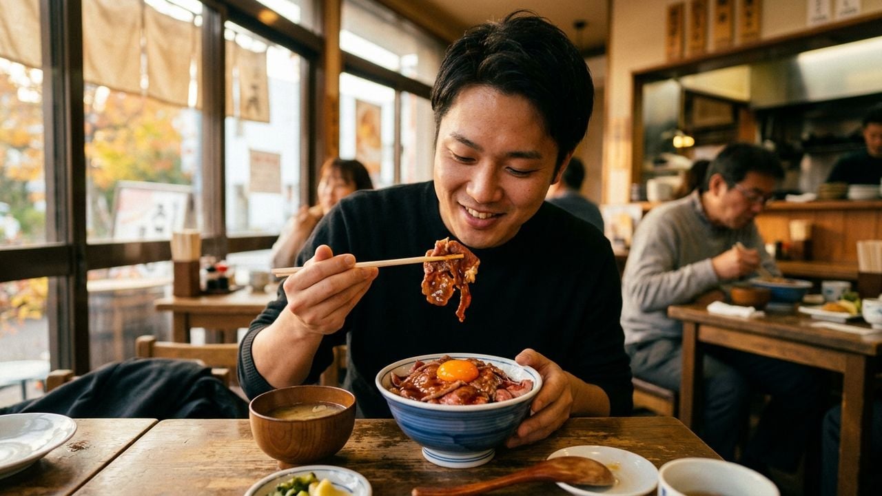 IG Arena 附近 vs 大须 午餐 如何 选择?元祖 生和牛盖饭 顶 是 答案
