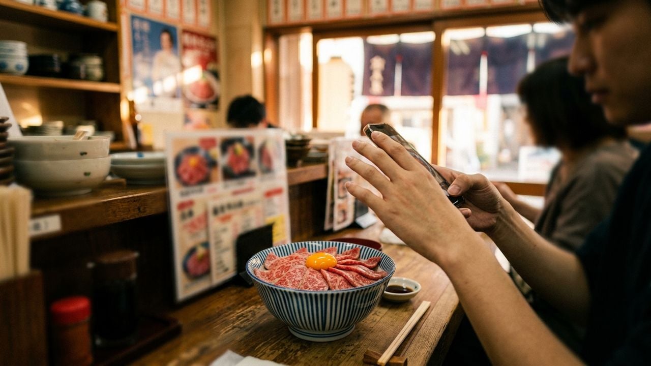 抖音 名古屋 大须 打卡 攻略|元祖 生和牛盖饭 顶 完全 指南