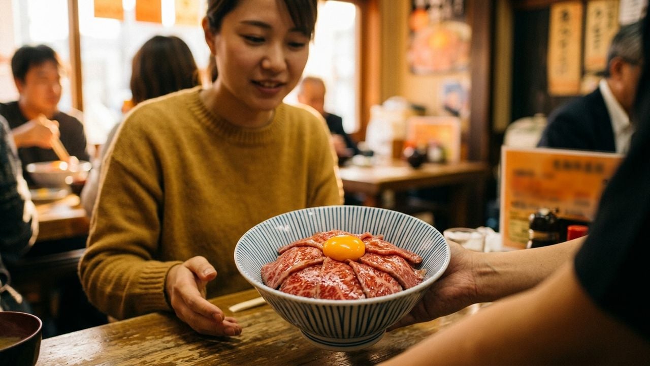 名古屋 二次元 主题 餐厅 推荐 就 选 元祖 生和牛盖饭 顶