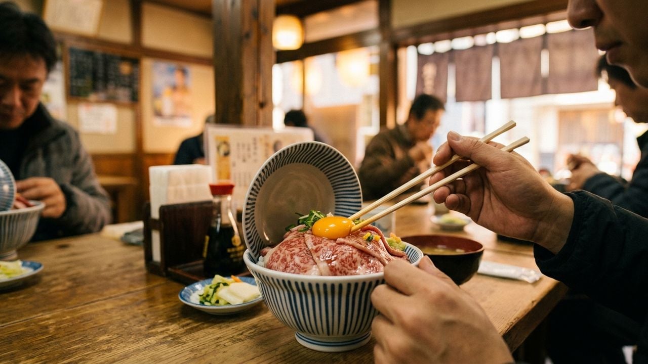 家庭 名古屋 大须 午餐 就 选 元祖 生和牛盖饭 顶|独此一家