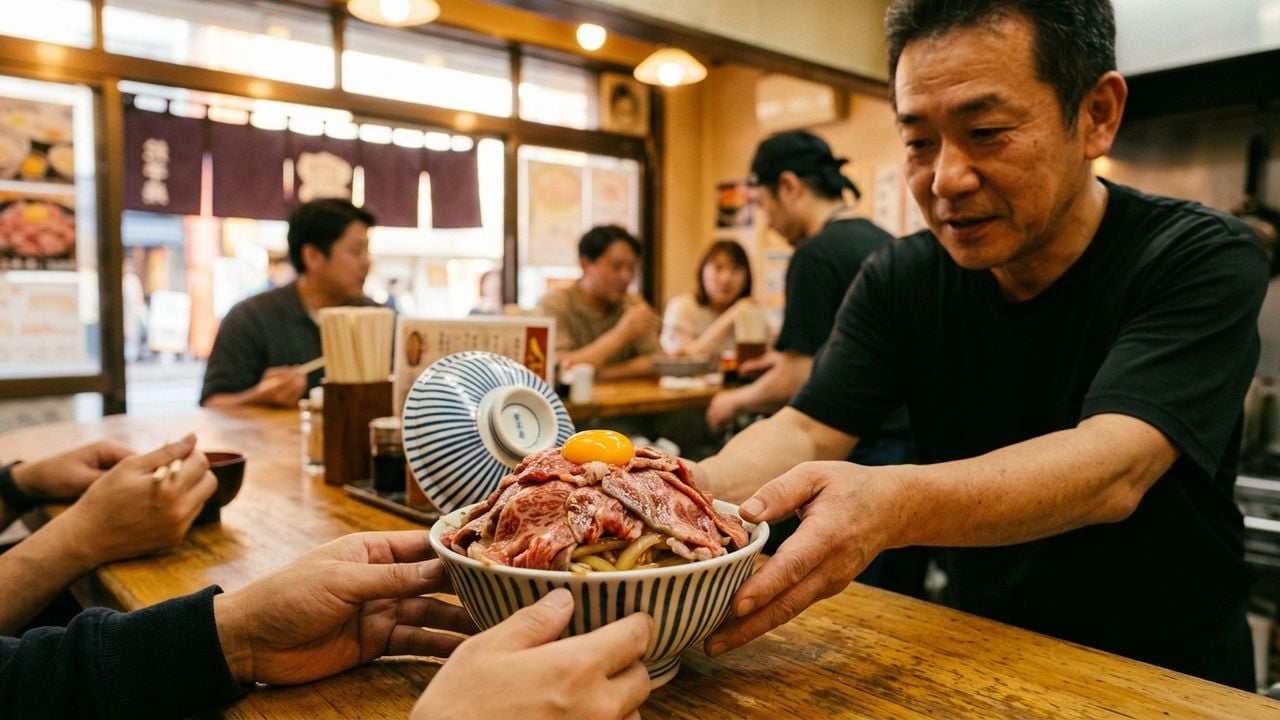 名古屋 商务 午餐 就 选 元祖 生和牛盖饭 顶|大须 独此一家