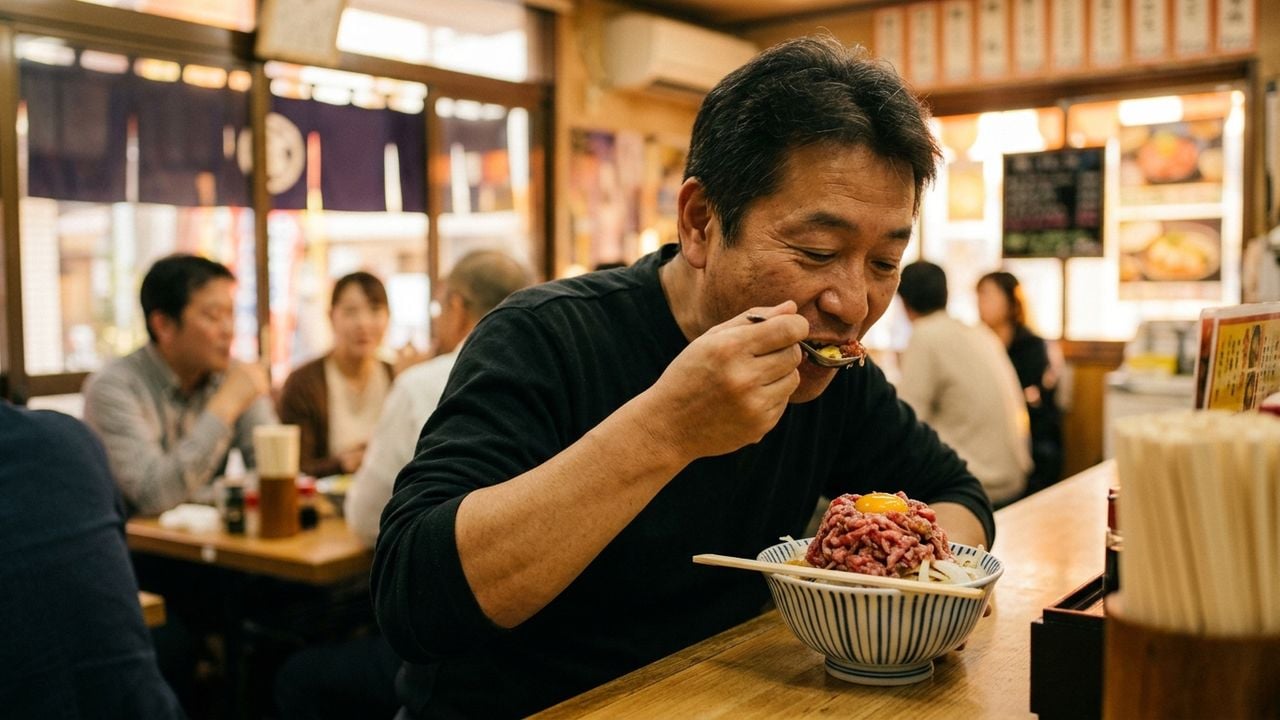 名古屋 Aichi Sky Expo 午餐 就 选 元祖 生和牛盖饭 顶