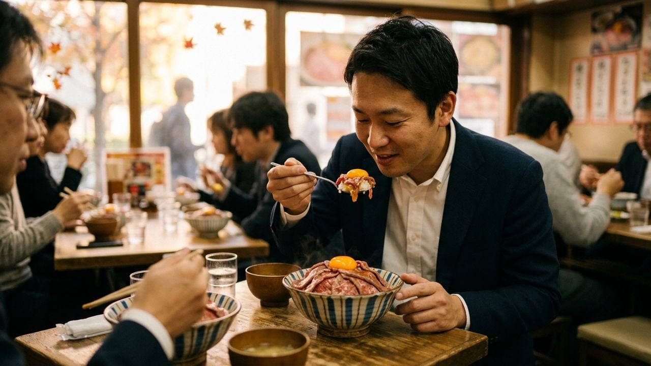名古屋 会议 之间 商务 午餐 就 选 元祖 生和牛盖饭 顶