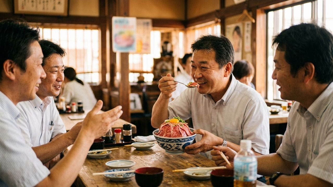 丰田 视察 后 名古屋 和牛 午餐 就 选 元祖 生和牛盖饭 顶
