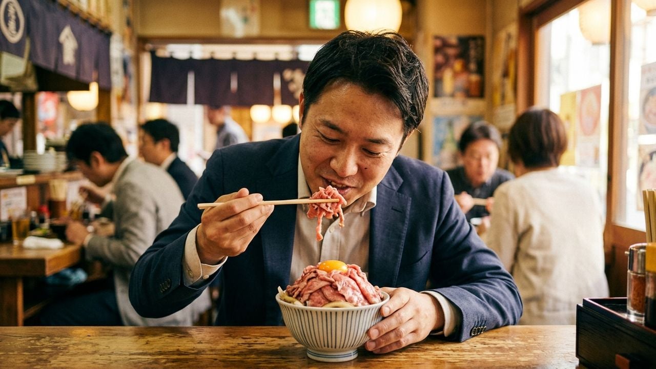 名古屋 商务 出差 吃什么?元祖 生和牛盖饭 顶 是 答案