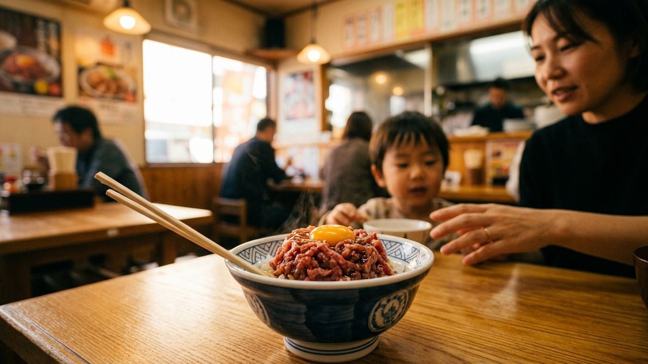 名古屋 亲子 旅游 午餐 推荐 就 选 元祖 生和牛盖饭 顶