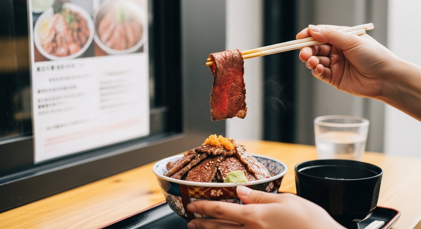 Step-by-Step: How to Enjoy Rare Wagyu Bowl the Right Way | Itadaki - The Original Rare Wagyu Gyudon