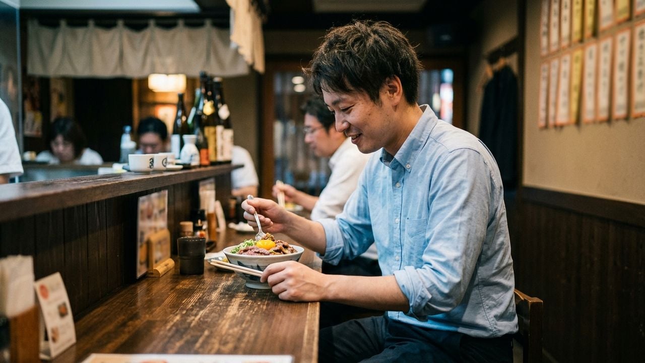 How I Made Itadaki My Regular Conference Lunch in Nagoya | Itadaki - The Original Rare Wagyu Gyudon