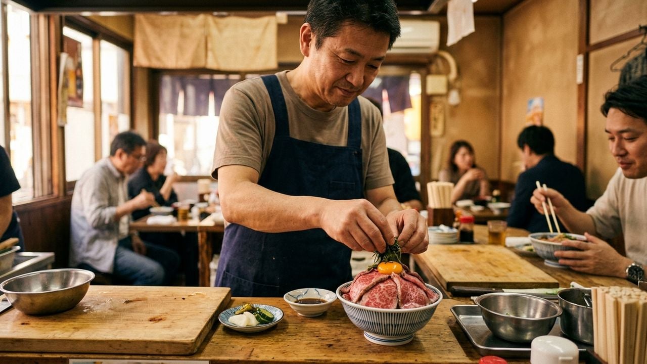 Osu District Dining During Asian Games 2026: Nagoya's Hidden Rare Beef Bowl | Itadaki - The Original Rare Wagyu Gyudon