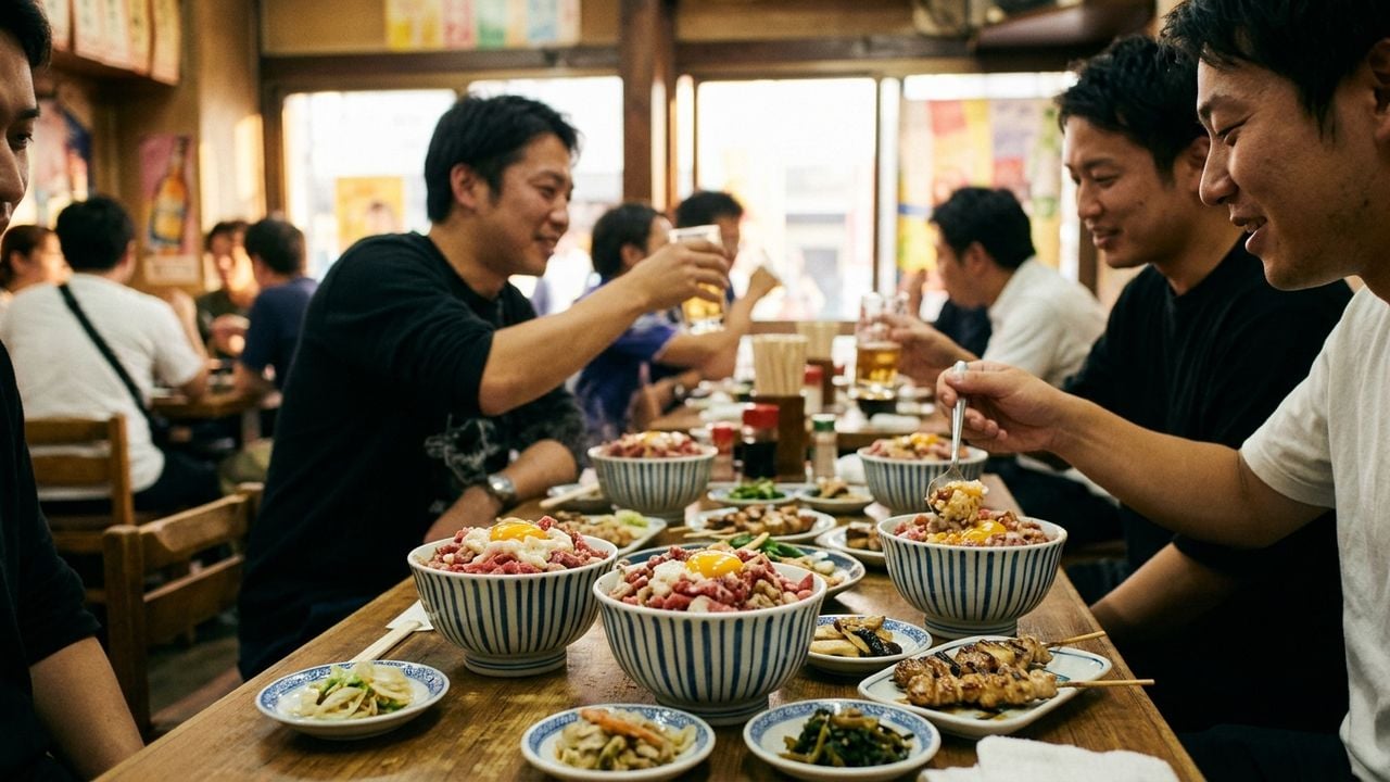 Asian Games Football at Toyota Stadium: Post-Match Nagoya Osu Dining | Itadaki - The Original Rare Wagyu Gyudon