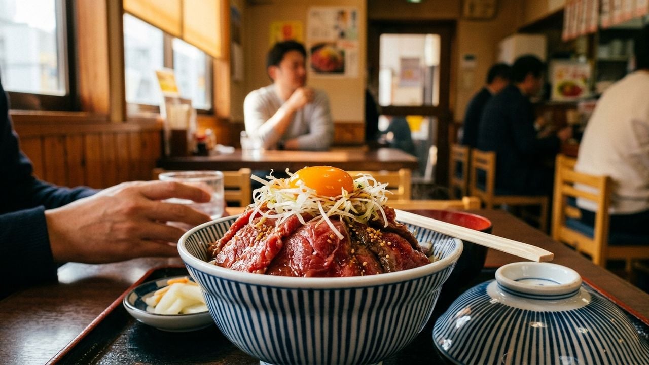 名古屋の隠れ家ランチなら「頂」|大須2階の元祖レア牛丼専門店 | 元祖レア牛丼 頂