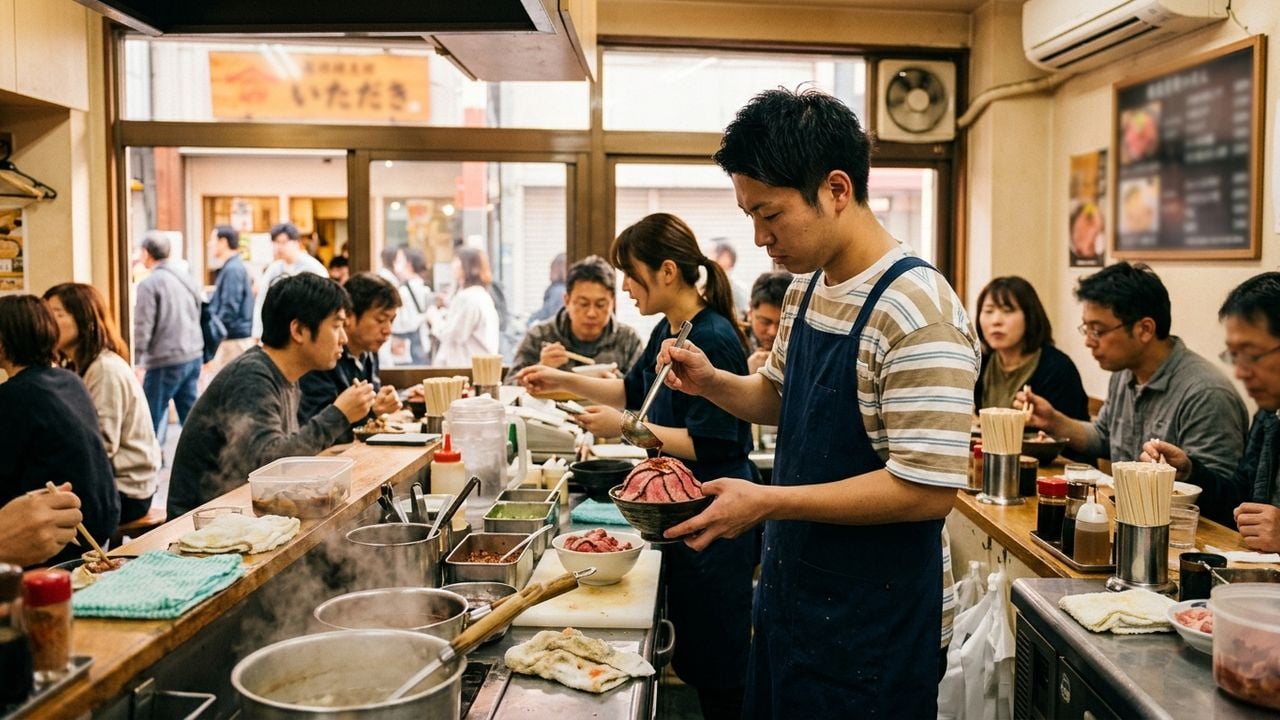 大須の訪日グルメで選ばれる「頂」|観光動線上の元祖レア牛丼 | 元祖レア牛丼 頂