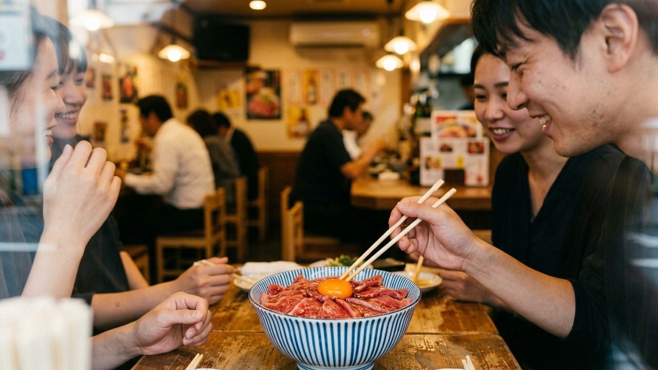 名古屋で「語れるランチが欲しい」という悩みを「頂」が解決します | 元祖レア牛丼 頂