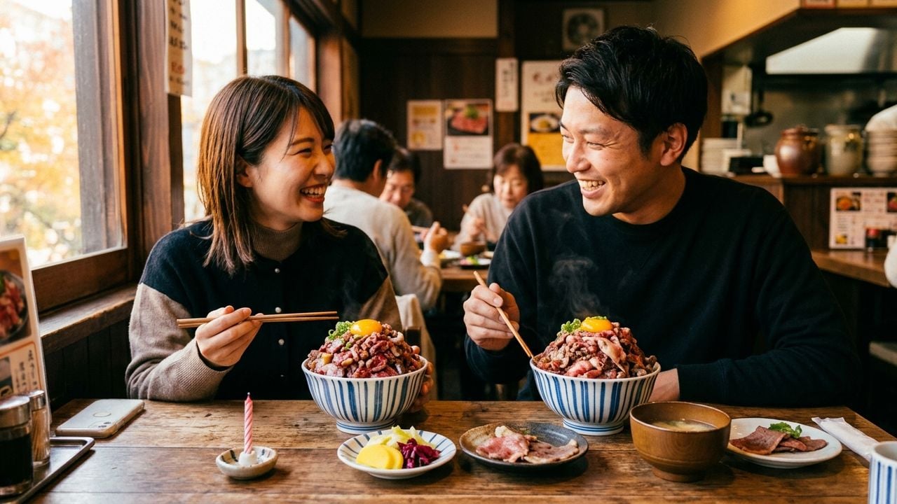 名古屋で誕生日ランチに選ばれる「頂」|大切な人と過ごす鳳来牛の一杯 | 元祖レア牛丼 頂