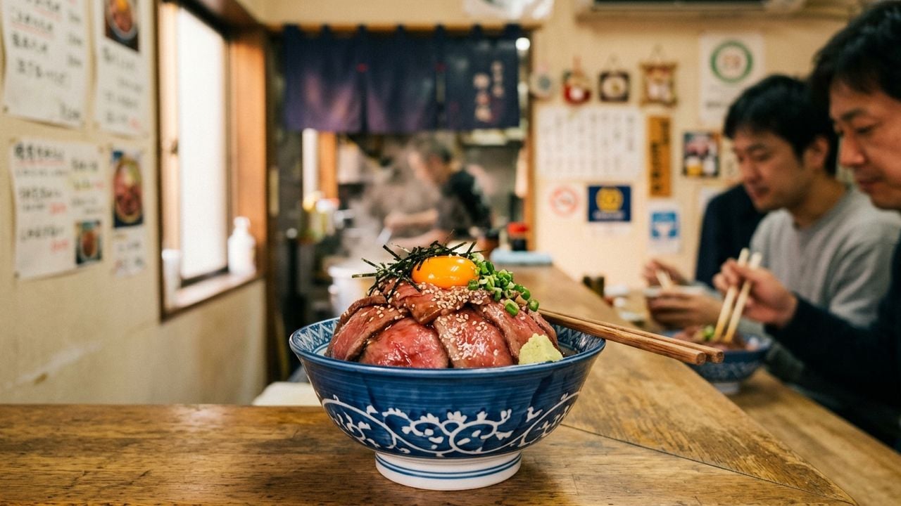 中区のグルメおすすめ「頂」|テレビ8番組が取材した5つの魅力 | 元祖レア牛丼 頂