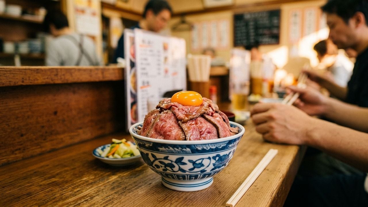 名古屋で日本リピーターにおすすめ「頂」|通が選ぶ大須の一軒 | 元祖レア牛丼 頂
